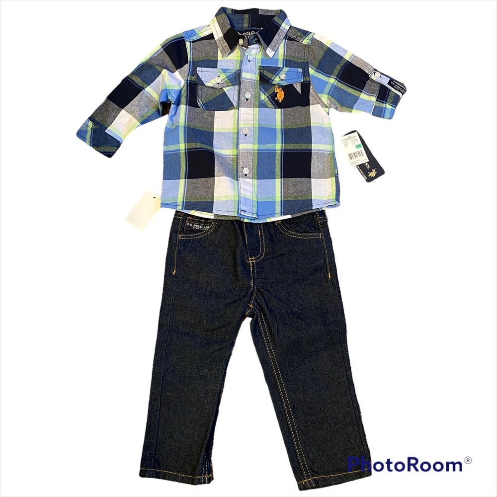 *NWT* U.S. Polo Assn. Boys Matching Set size 18 months